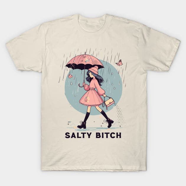 Salty Bitch /// Original Vintage Design T-Shirt by Trendsdk